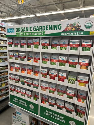 Organic seeds for $2.97