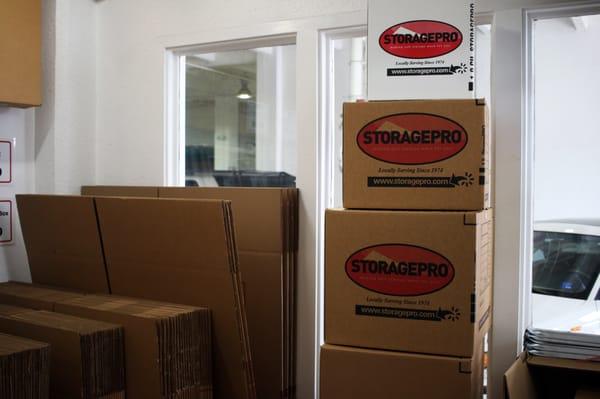 We sell boxes and supplies for all your storage and moving needs.