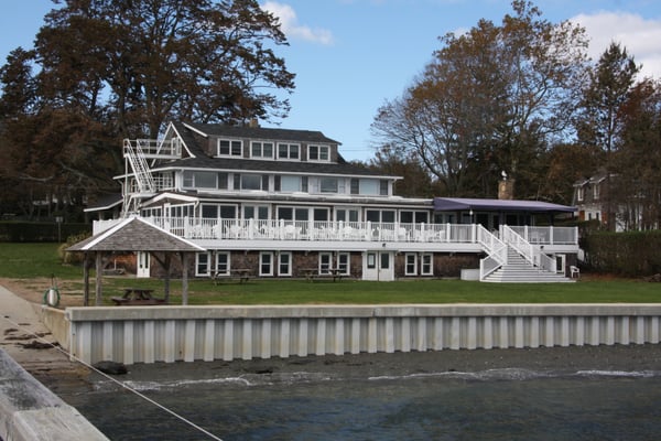 Clubhouse from the water side