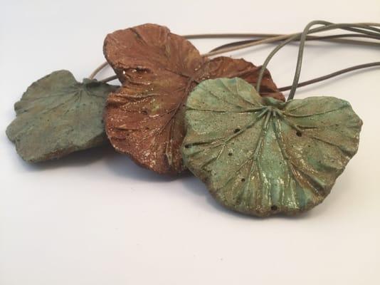 CreMasons (Angel Ashes) Leaf Castings with Cremation Ashes included.