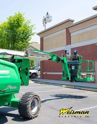 Commercial Service Electricians Onsite @ CVS in Gambrills, Maryland.