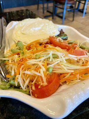 Papaya salad- Thai style