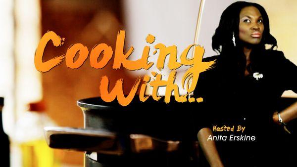 Screenshot of tile sequence for reality show COOKING WITH ANITA ERSKINE for London based OH TV (ohtv.co.uk)