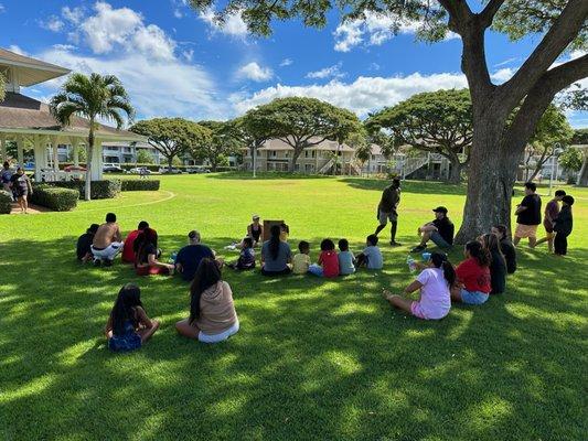 Kid's Club in the park