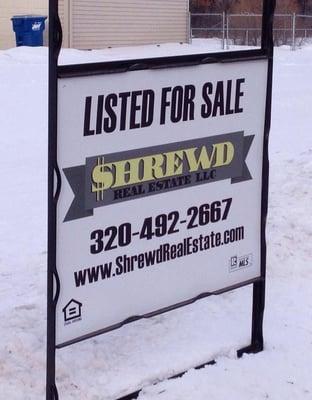 The first "For Sale" sign.