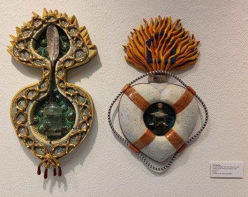 Jeff Downing ceramic & mixed media