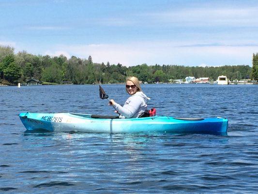 Kayak to two public beaches and explore the mouth of the Jordan River from our location