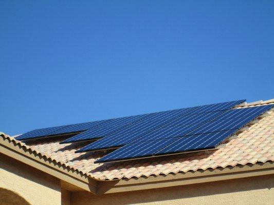 S-tile roof solar system