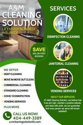 We offer multiple services