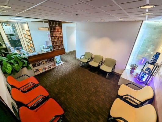 Our waiting room is comfortable and spacious for you and your 'ohana.