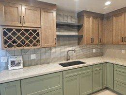 #kitchen #interiordesign #cabinets # backsplash