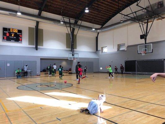 San Francisco Seals practicing before the game