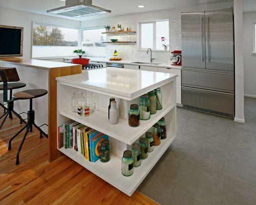 Another view of this kitchen island.