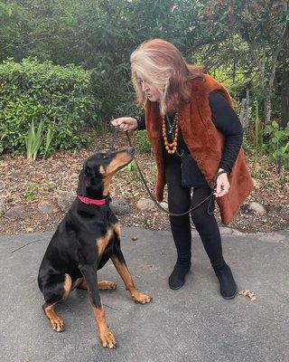 Five minutes after our first meeting at the adoption at Dogwood in Santa Rosa, CA.