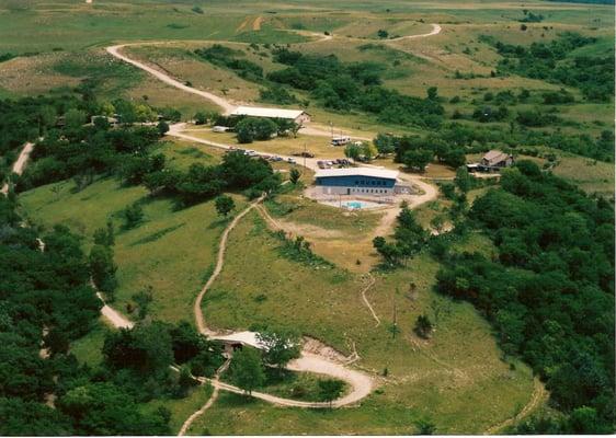 Arial view of Living Water Ranch Retreat & conference Center