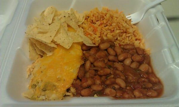 chicken enchilada... most disappointing meal i've had in years