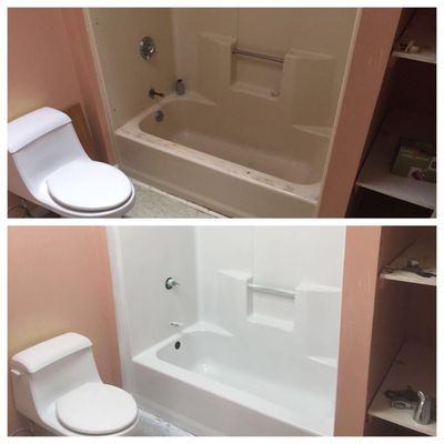 Old bath tub, refurbished