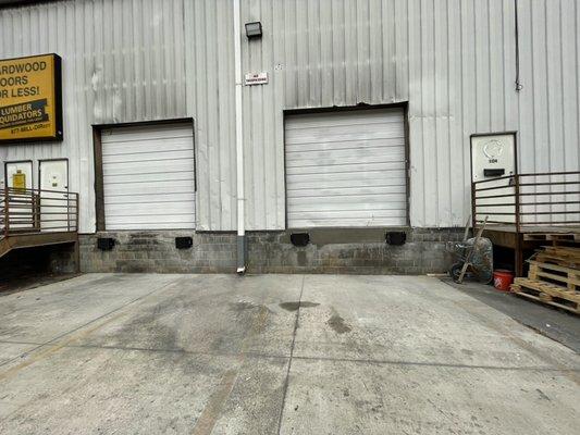 Loading dock finished