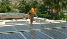 Solar Panel washing services serving Cathedral City, Rancho Mirage, Palm Springs and all of Coachella Valley