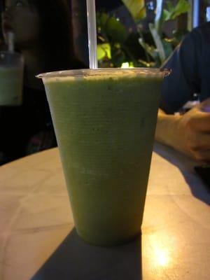 ice blended green tea