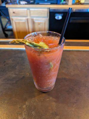 Best bloody mary in the town.