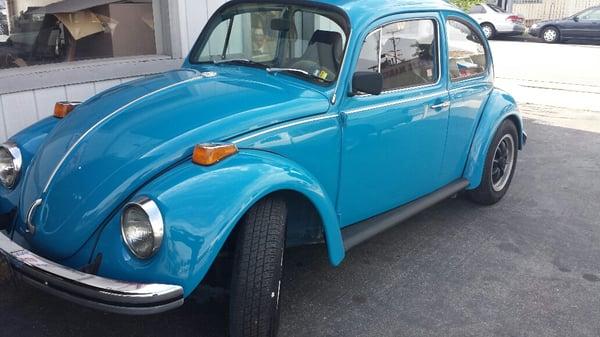 Complete paint job for cute VW.