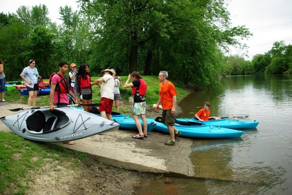 Less than one mile from Hershey Park, Boathouse Park is one access area on Swatara Water Trail.