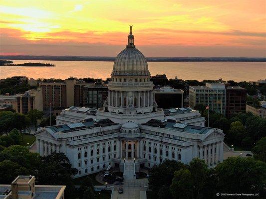 Capitol building in Madison, WI