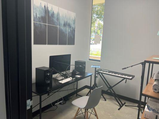 music production room