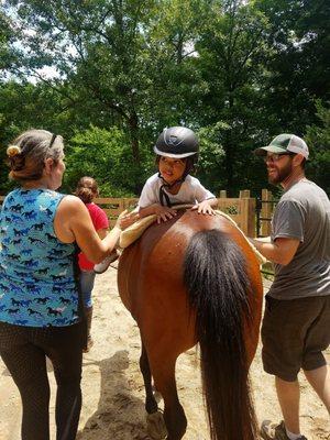 who says you can't ride backwards!