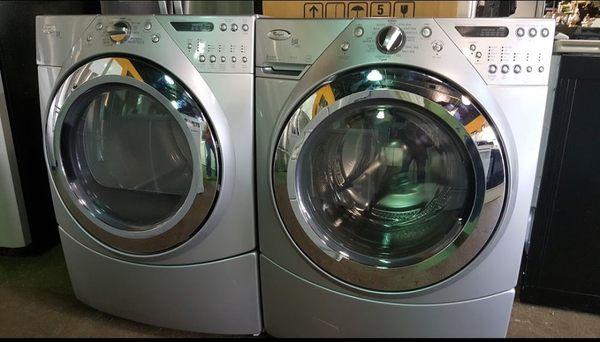 Whirlpool front load washer and dryer