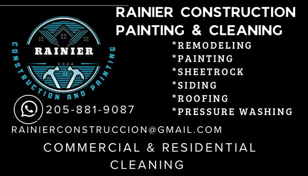 Rainier Construction Painting & Cleaning