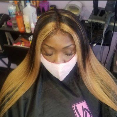 Lace Wig Installation w/custom color