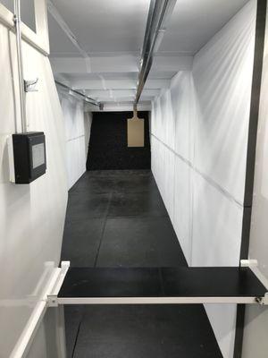 Inside of the rifle range