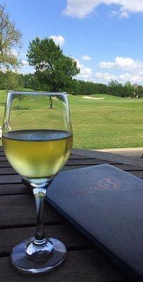 Such a peaceful patio to enjoy the gorgeous day