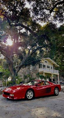 1987 Ferrari Testarossa.