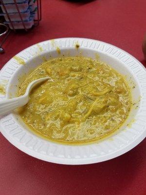 Chicken curry soup