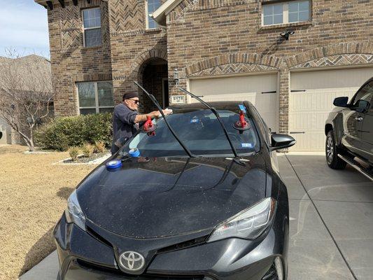 Toyota windshield