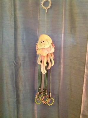 This is a wind chime for a little girl. How cute is that!