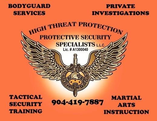 Jacksonville, Florida, Bodyguard and Private Investigations service, and Tactical Security, Firearms, and Martial Arts training