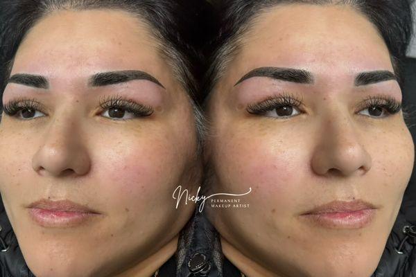 Micro shading brows by Nicky