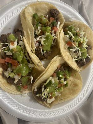 Tacos de Bistec