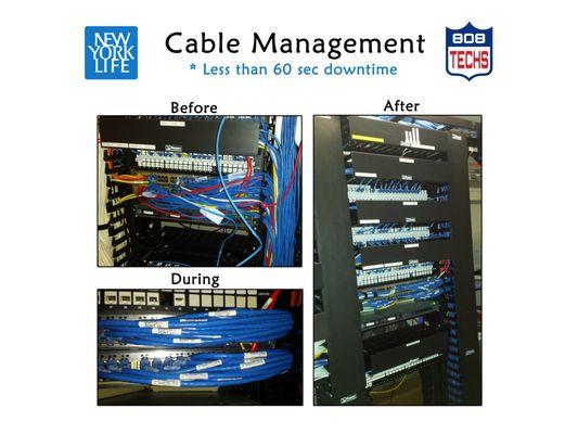 Cable Management @ New York Life