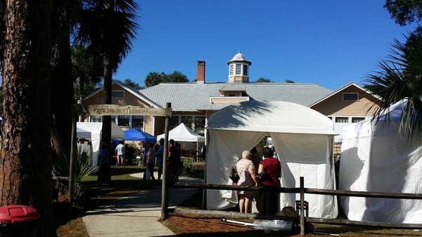 Front of the schoolhouse