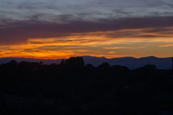 Sunset from the deck