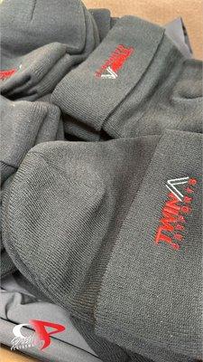 Embroidered beanies