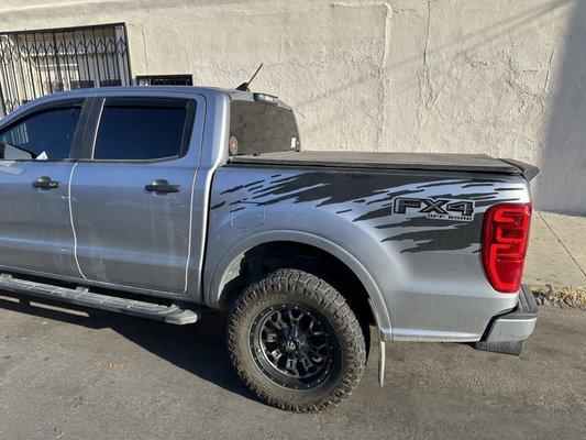 2022 Ford Ranger Bed Decals