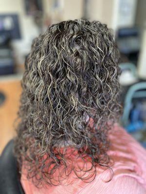 Spiral perm