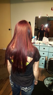 Vibrant violet brown!