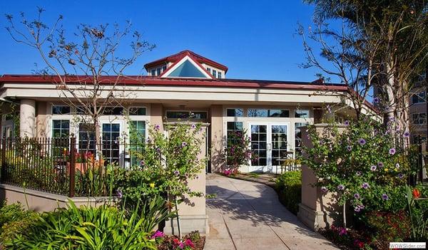 Entrance to the beautiful Adagio Bella Gardens.